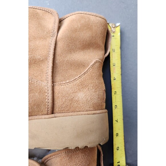 UGG  SIZE US 10 / 41 BOOTS KRISTIN CLASSIC CHESNUT BROWN SUEDE WEDGE ANKLE - Picture 11 of 13